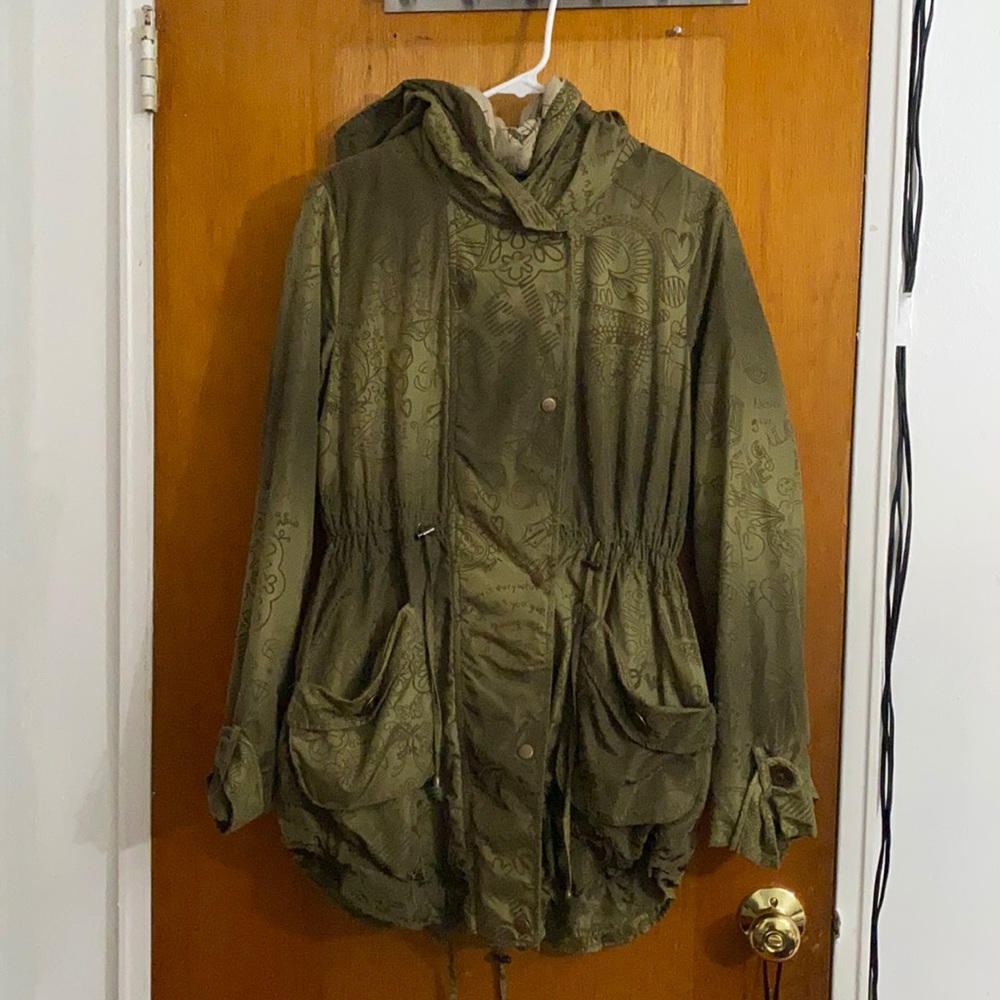 Green desigual jacket